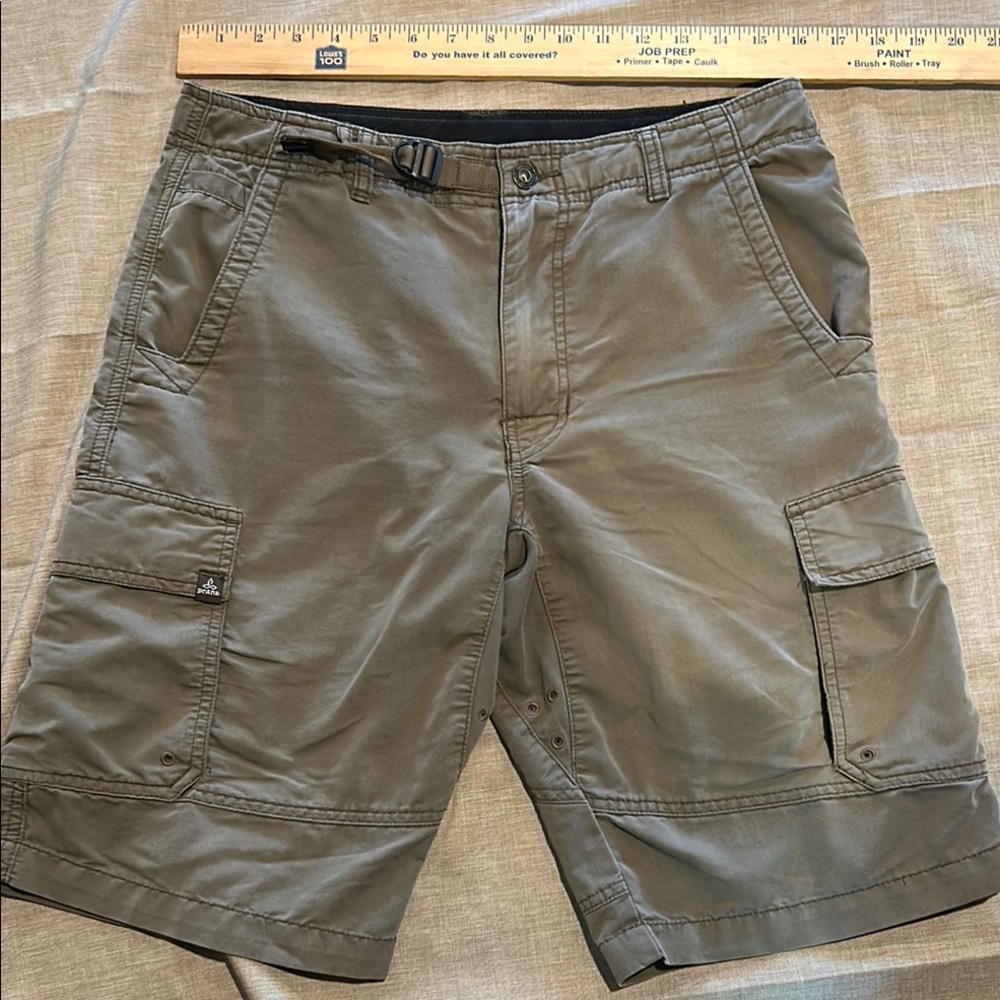 Men's Khaki Prana Cargo Shorts